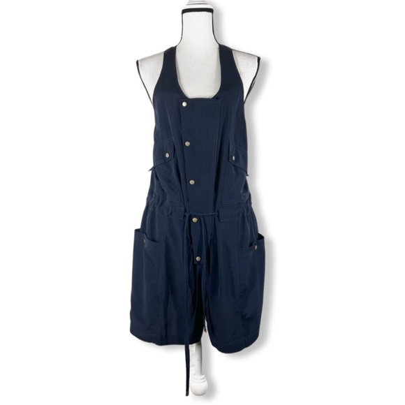 Elevenses Dree Utility Romper/Jumpsuit Navy S - Picture 3 of 9